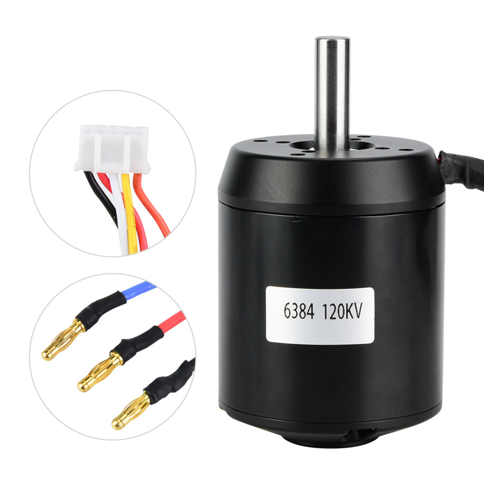 電動スクーター用ブラシレスモーター 6384 120KV B - 6384 Brushless Motor Sensored のレビューと価格